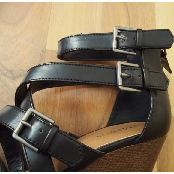 Indigo Rd® ‘Irkasnee’ Wedge Open Toe Platform Sandal Size US 9M - Picture 8 of 14